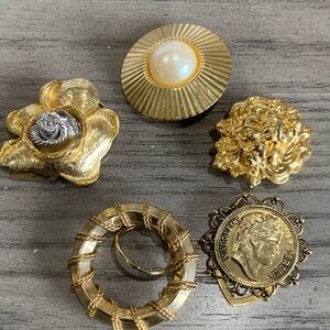 Vintage scarf holders